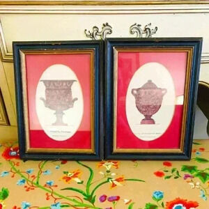 henry moses  greek vases print set of 2